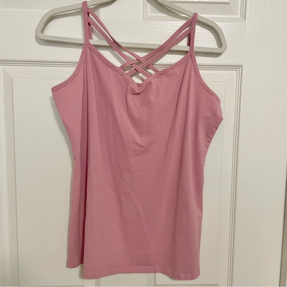 💖Maurices Pink Strappy Tank XL